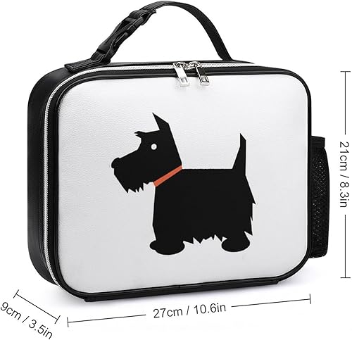 Miniatura 2 de Scottish Terrier - Bolsa de almuerzo con aislamiento para perros, reutilizable, portátil, para trabajo, picnic, viajes