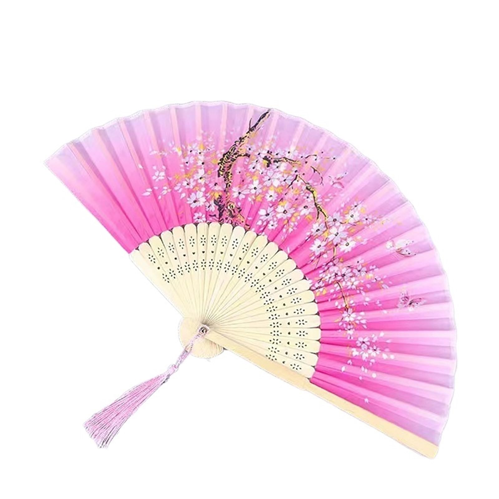 CQAHDSEVF Paper and Plastic Folding Fan