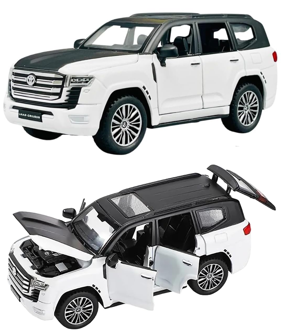 See full amazon price history chart for Magicwand® Metal 1:32 Scale Die-Cast Dual-Tone Lland-Cruiiser with 6 Openable Doors,Pull Back Action, Blinking Headlights & Tail Lights【Pack of 1】【Colors As Per Stock】 Magicwand® Metal 1:32 Scale Die-Cast Dual-Tone Lland-Cruiiser with 6 Openable Doors,Pull Back Action, Blinking Headlights & Tail Lights【Pack of 1】【Colors As Per Stock】 (B0BLW6RYKY) Amazon Price History, Amazon Price Tracker