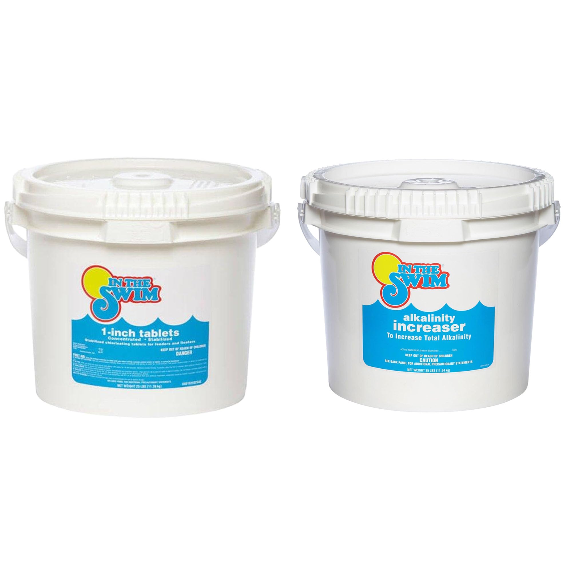 In The Swim 1" Chlorine Tablets and Alkalinity - Large Bundle