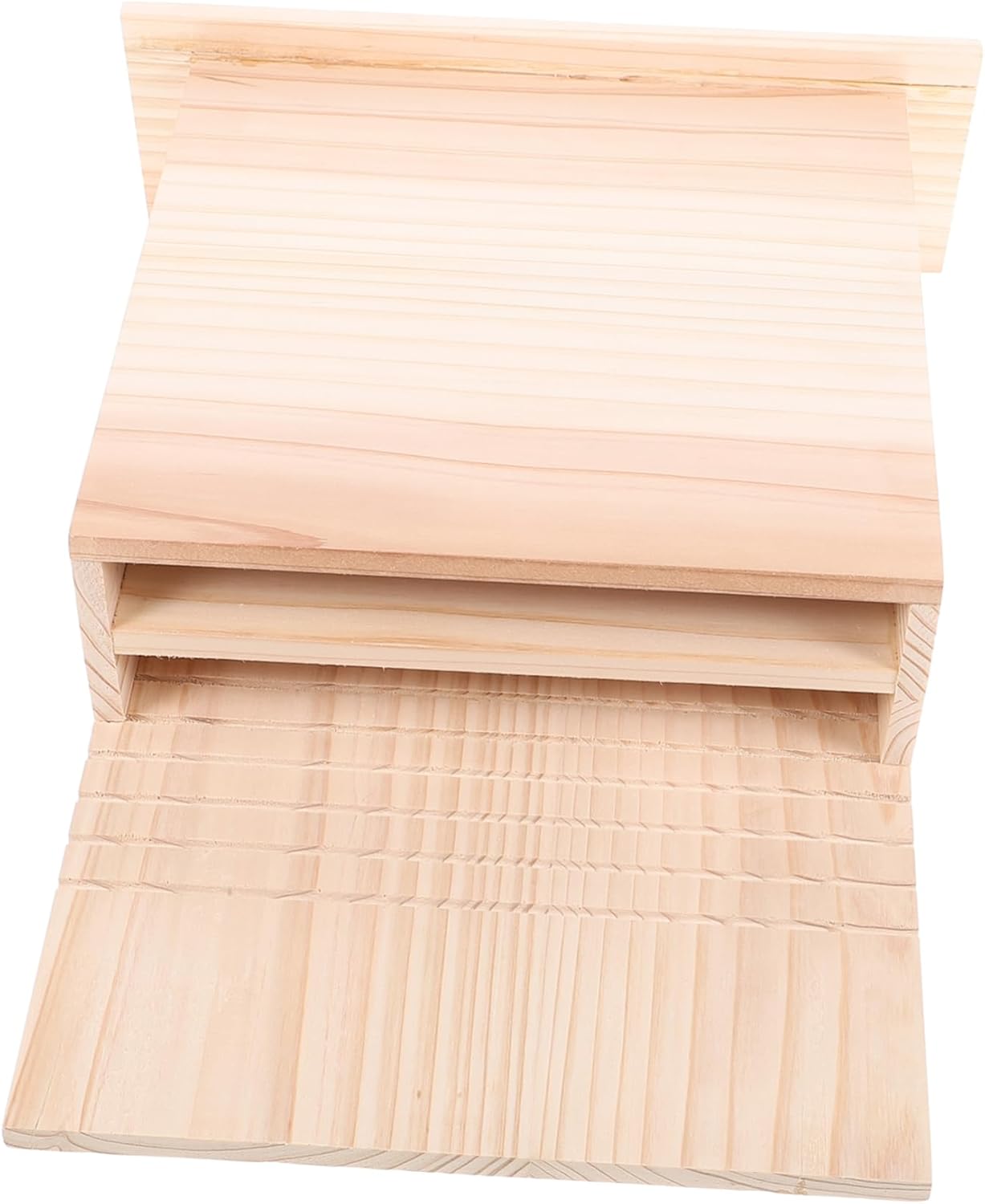 Bat House Outdoor Bat Shelter for Courtyards Easy to Install Provides Habitat for Wildlife for Your Garden