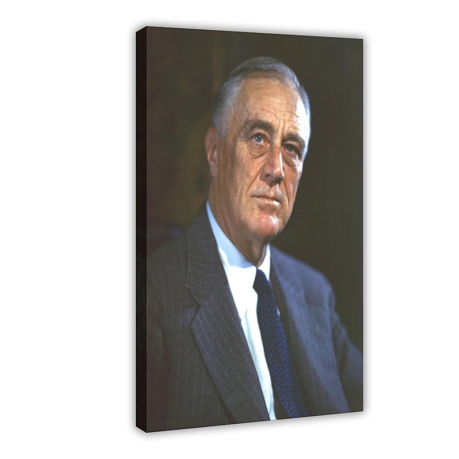 Impression sur toile Franklin D Roosevelt décoration murale bureau 50x76 - 8