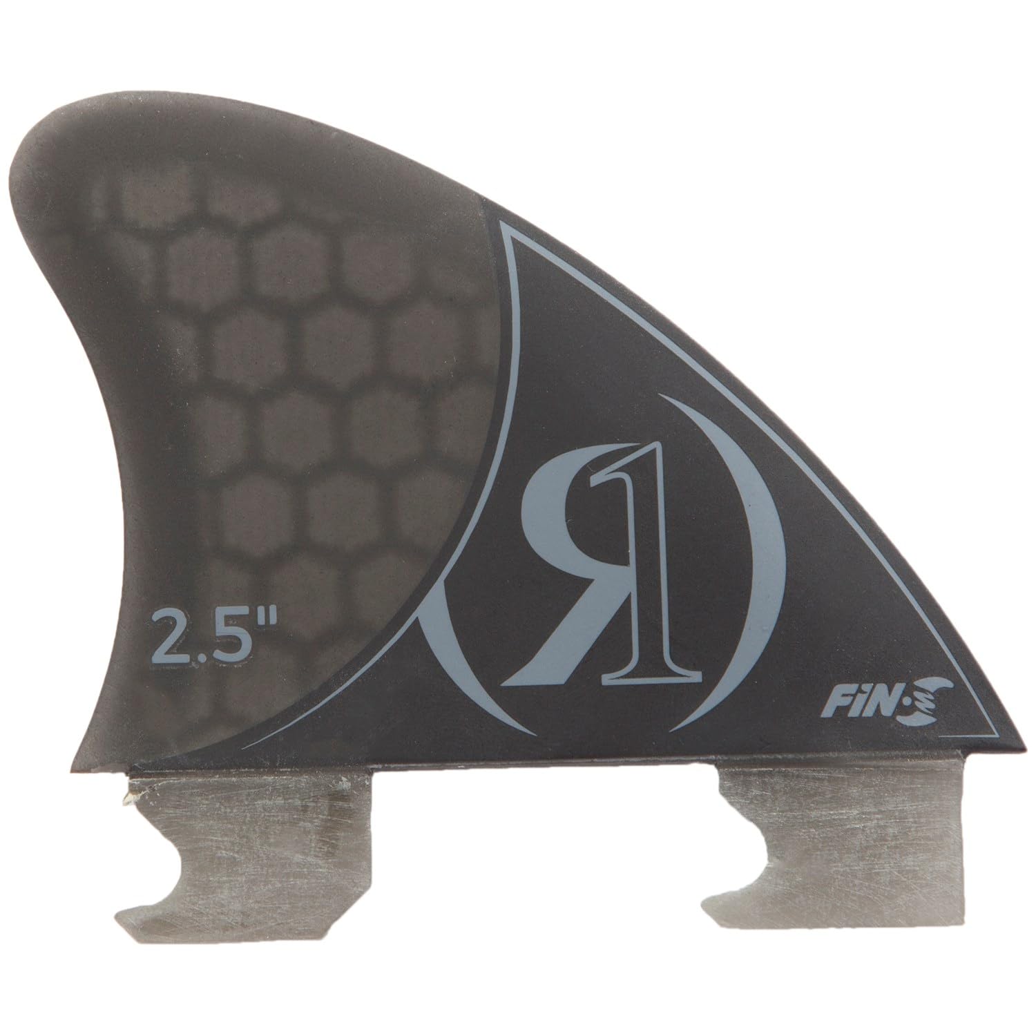 Ronix Fin-S 2.0 2019 - Aletas de Fibra de Vidrio sin Herramientas para Centro de Surf (1 Pulgada), Color Negro
