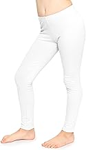 STRETCH IS COMFORT Girl's Cotton Footless Leggings | Stretchy | Size 2-16