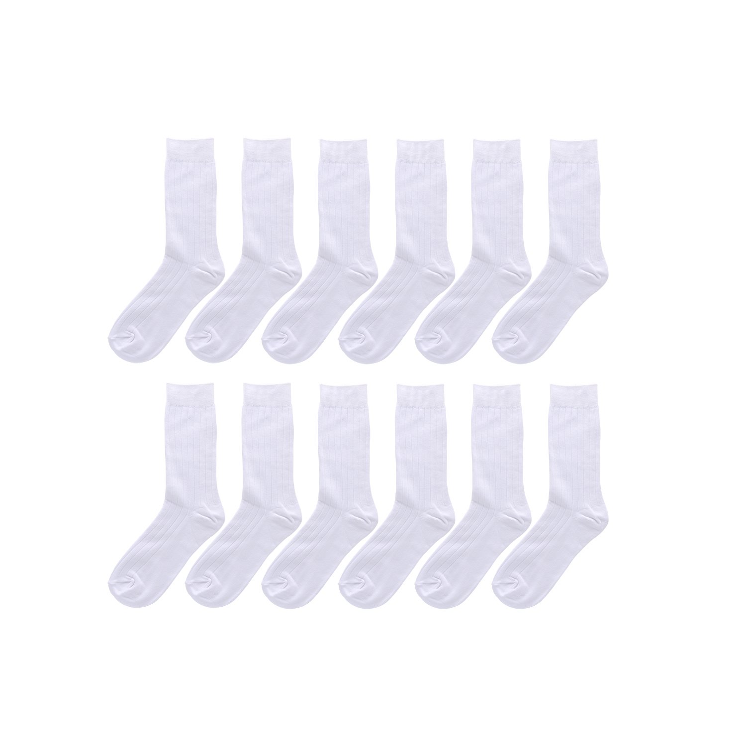 Gelante 12 Pairs Mens Funny Crazy Colorful Dress Crew Sock