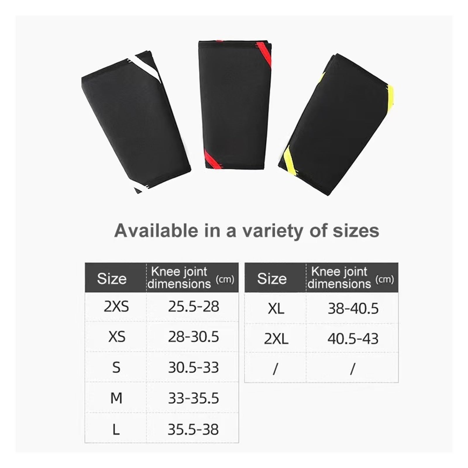 Generisch Hebende Anime-Fitness-Neopren-Kniebandage, harte Gewichtsunterstützung, Powerlifting-Kompressions-Knieschoner(C,M(knee34.5-36.5cm))
