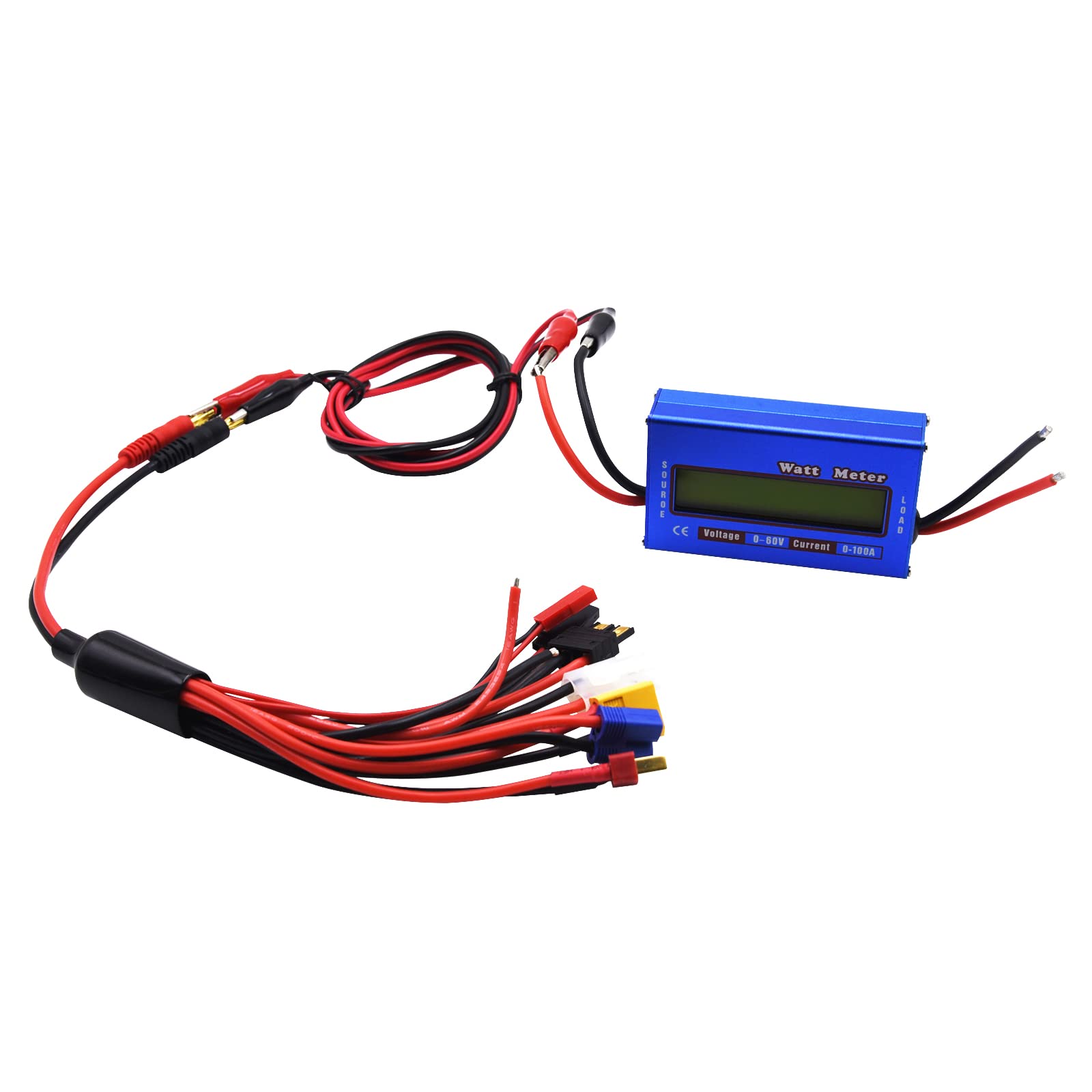 Digital Watt Meter – 60V/100A High-Precision Power Analyzer With 0.01A & 0.01V Resolution, For RC Batteries & Circuits