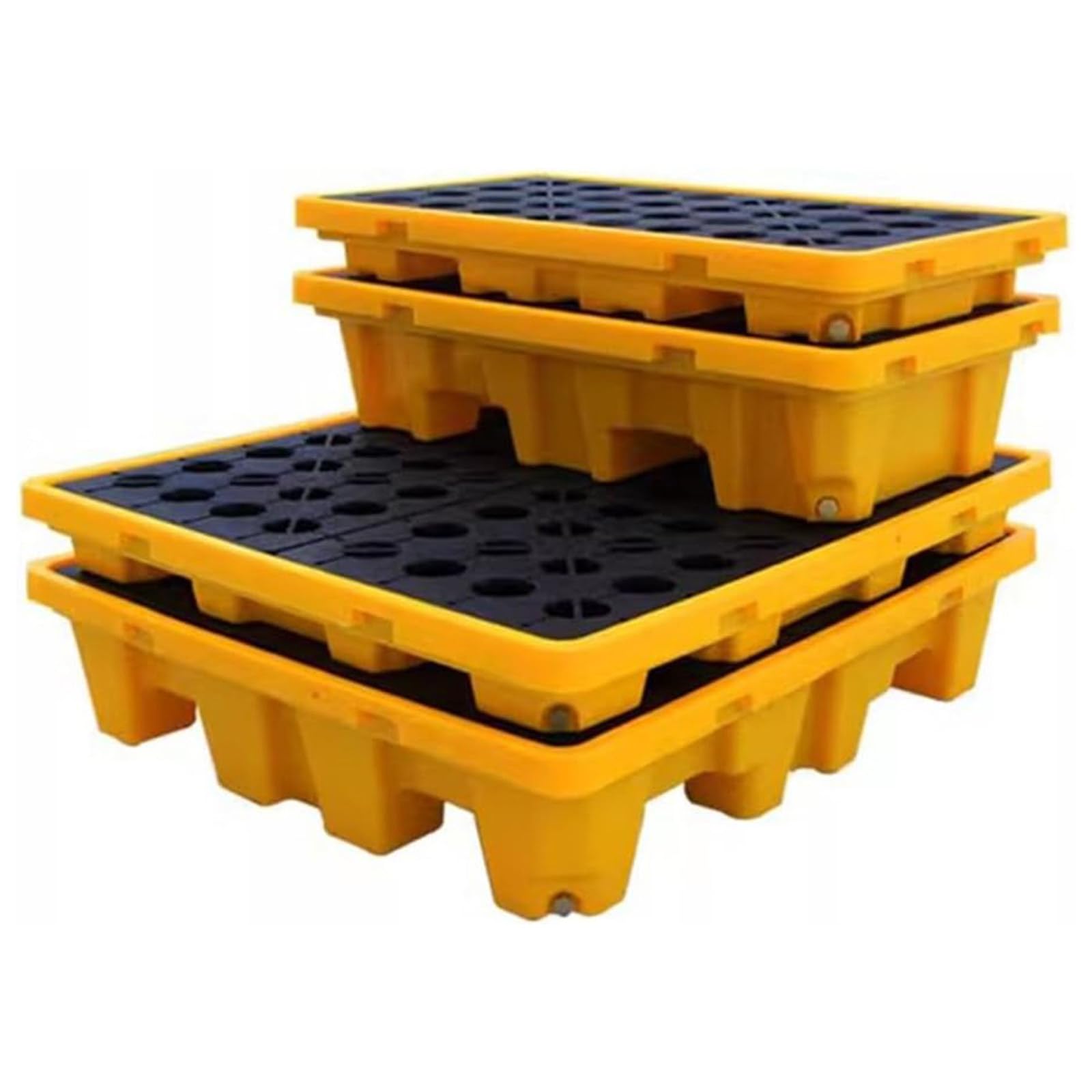 XUFWANYE Industrial Oil Drum Modular Platform, Durable Spill Platform 67×67×15cm(26.38×26.38×5.91in)