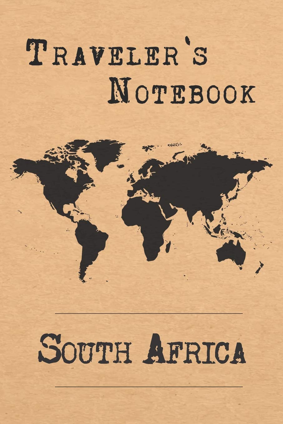 Traveler's Notebook South Africa: 6x9 Travel Journal or Diary with prompts, Checklists and Bucketlists perfect gift for your Trip to South Africa for every Traveler