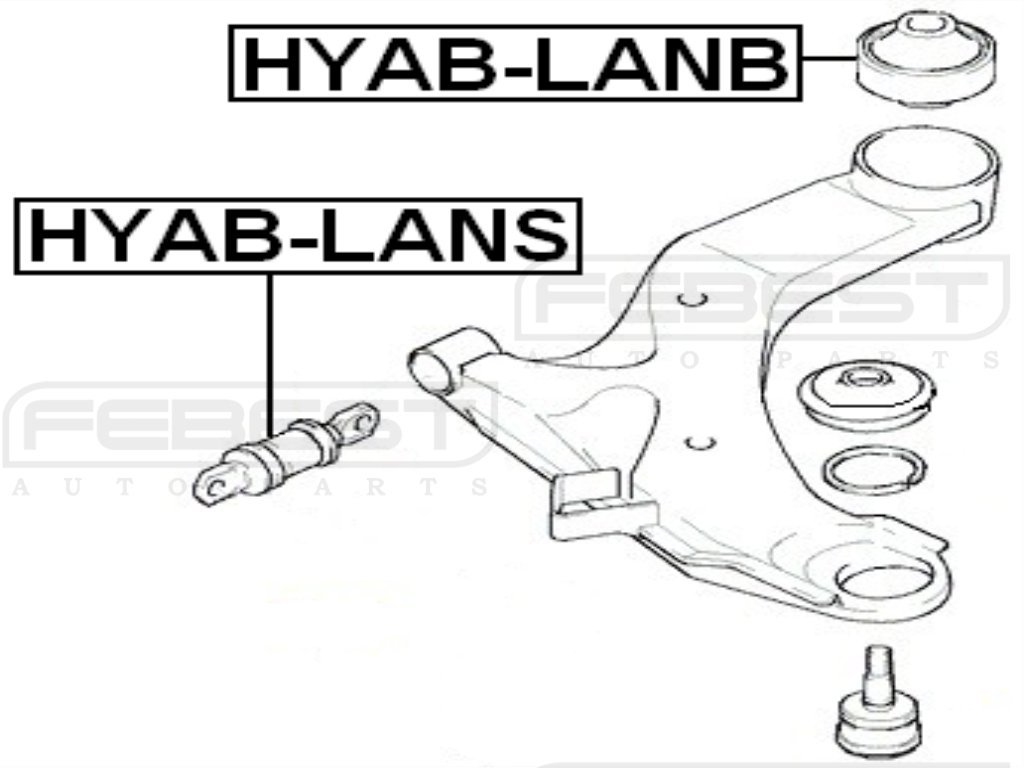 Amazon.com: 5458417000 - Rear Arm Bushing (for Front Arm) For 