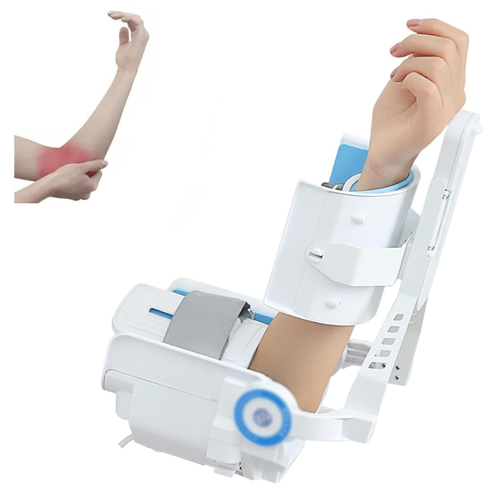 Gelenk-Ellenbogenbandage-Armtrainer Elektrisches Ellenbogengelenk-Rehabilitationsgerät Armtrainer mit Scharnier für die Ellenbogenorthese für Hemiplegie, Apoplexie, Weichteil