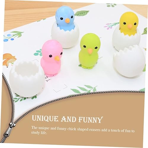 Miniatura 7 de MAGICLULU 24pcs Shell Chick Eraser Modelo 3D Cachorro