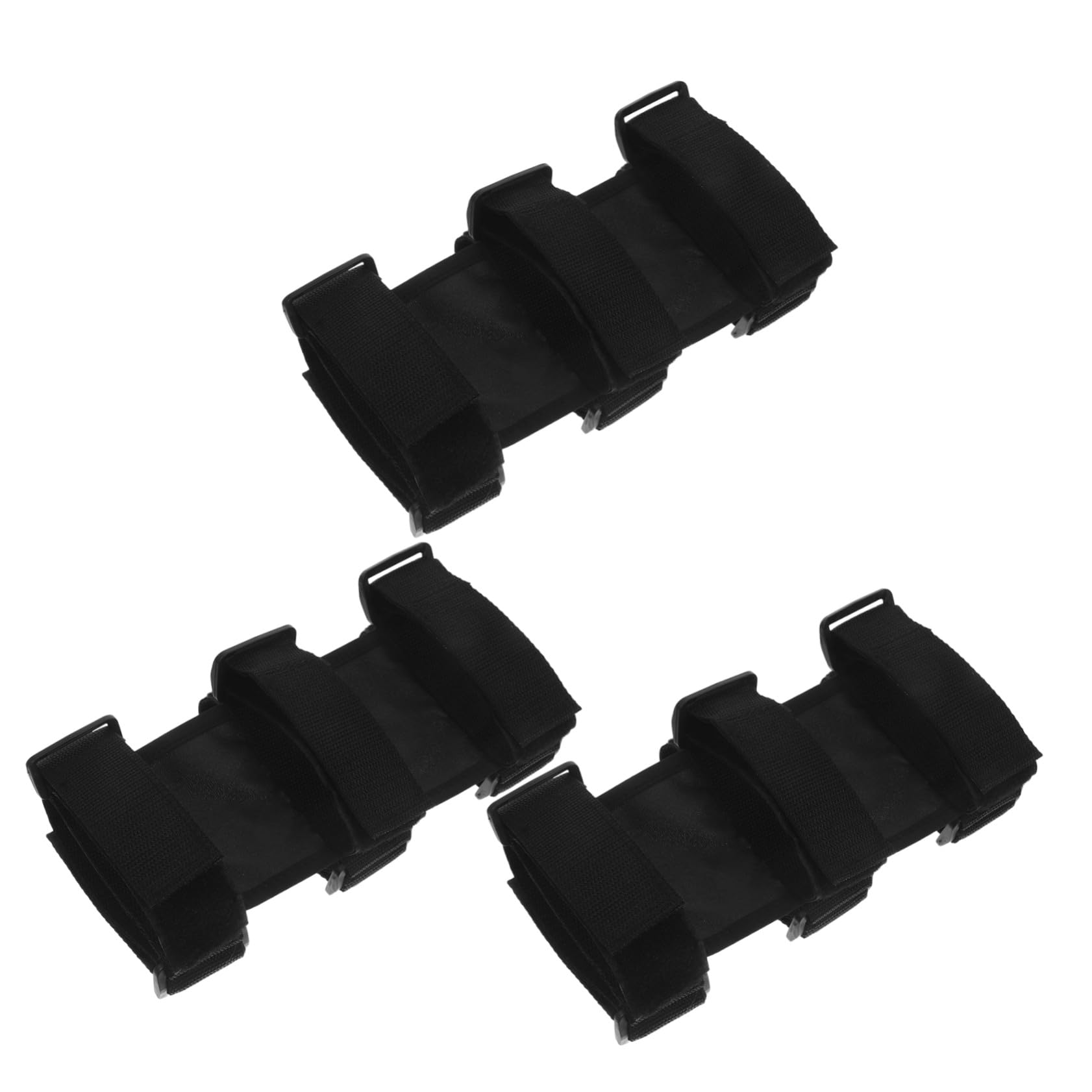 ABOOFAN Lot de 12 Sangles De Fixation Réglables pour Extincteur pour Coffre De Véhicule Noir