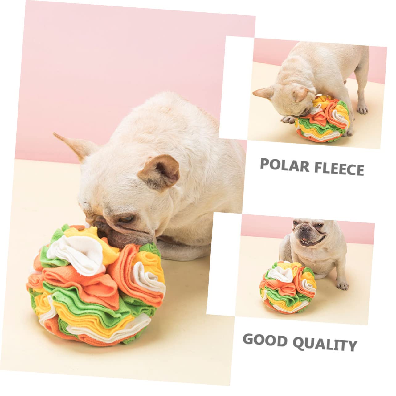 ABOOFAN 3 STK Hundeschnüffelball Trainingsmatte Hundetrainingsspielzeug Halloween-wohndekoration Hund Frisst Langsam Schnüffelmatte Für Haustiere Hundematte Kauen Polarfleece Essensmatte