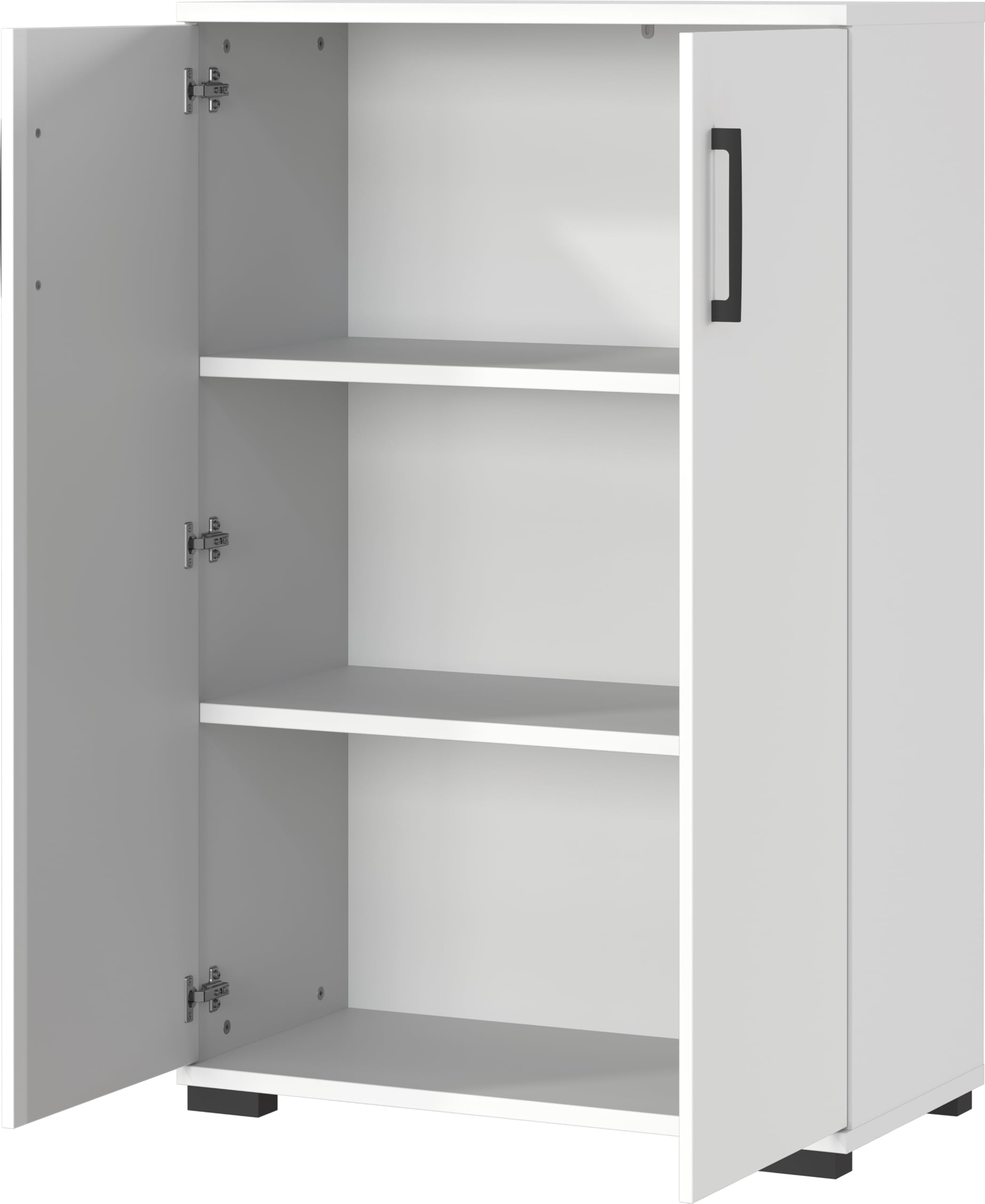 Germania Aktenschrank 4247-69 GW-Profi, in Lichtgrau, mit Metallgriffen, 80 x 123 x 40 cm (BxHxT)