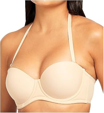 QT Womens 1103 Seamless Molded Cup 5 Way Convertible Bra
