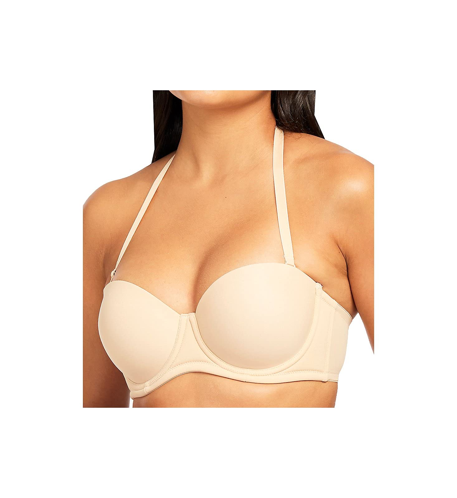 QTSeamless Molded Cup 5 Way Convertible Bra (1103) 32C/Nude