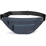 MAXTOP Large Fanny Pack Crossbody Bags for Men Women Sling Bag with 4-Zipper Pockets,Runner Gifts for Enjoy Traveling Hiking Workout Dog Walking Casual Hands-Free Passport Bag Carrying All Phones