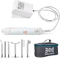 HF Ibramed Aparelho De Alta Freqüência - Tratamentos Faciais, Podologia e Capilar 6 Eletrodos