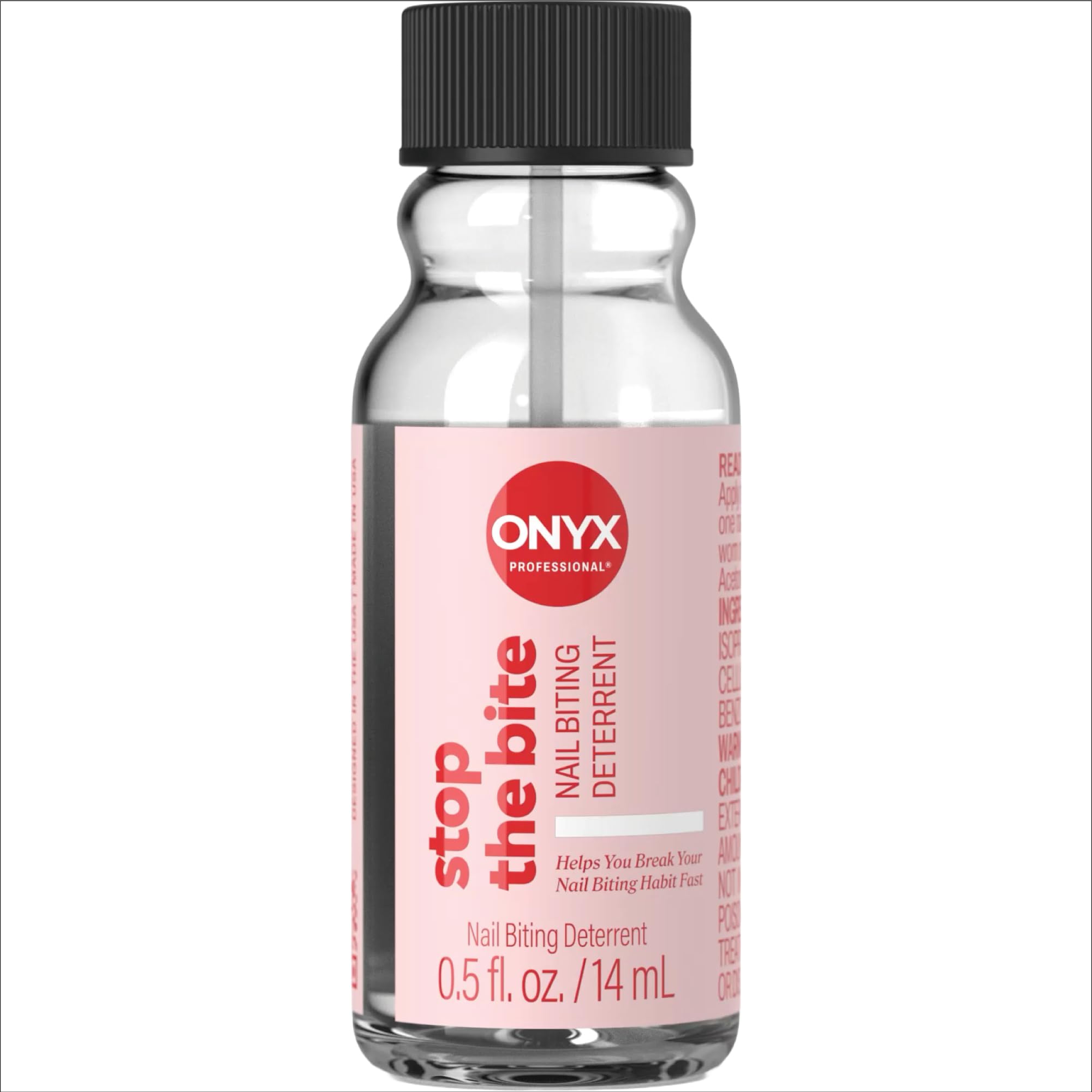Hoof Stop the Bite" Nail Biting & Thumb Sucking Deterrent Nail Polish 0.5 Fl Oz - Also Stimulates Nail Growth"-image-3