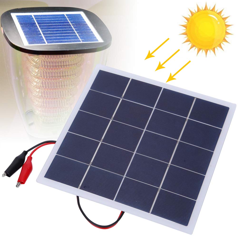 4W 5V Mini-Solarpanel, DIY-Solarpanel aus Polykristallinem Silizium, Tragbares Solarpanel-Ladegerät, 172x175mm