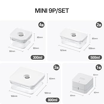 Amazon｜VAKUEN プレミアム真空保存容器&全自動食品シーラー機