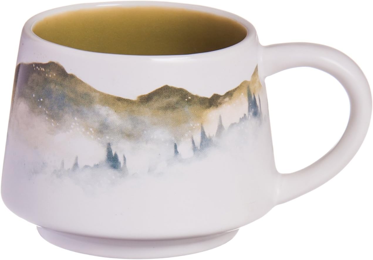 Cypress Home Edge of The Woods Artisan Series Cup Coffee Mug, 6" x 5" x 3", Multicolor