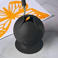 Vista 7 de iVyne Berry Suctioned Vinyl Weeding Scrap Collector & Holder para herramientas de deshierbe para vinilo - Negro
