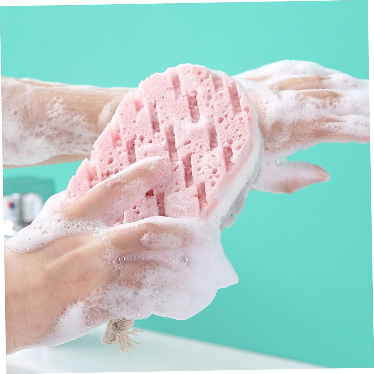 Beaupretty 12piezas Esponjas Exfoliantes Para De Doble Cara Limpieza Profunda y Exfoliación Para Baño Casa Resistentes y