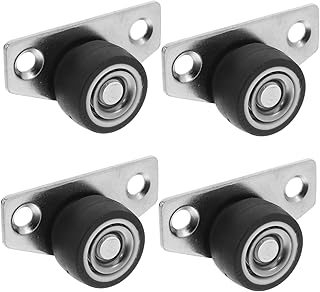 Anneome 固定キャスター ミニ 回転キャスター 家具用 サイドマウントホイール 木製トレイ用 4個パック