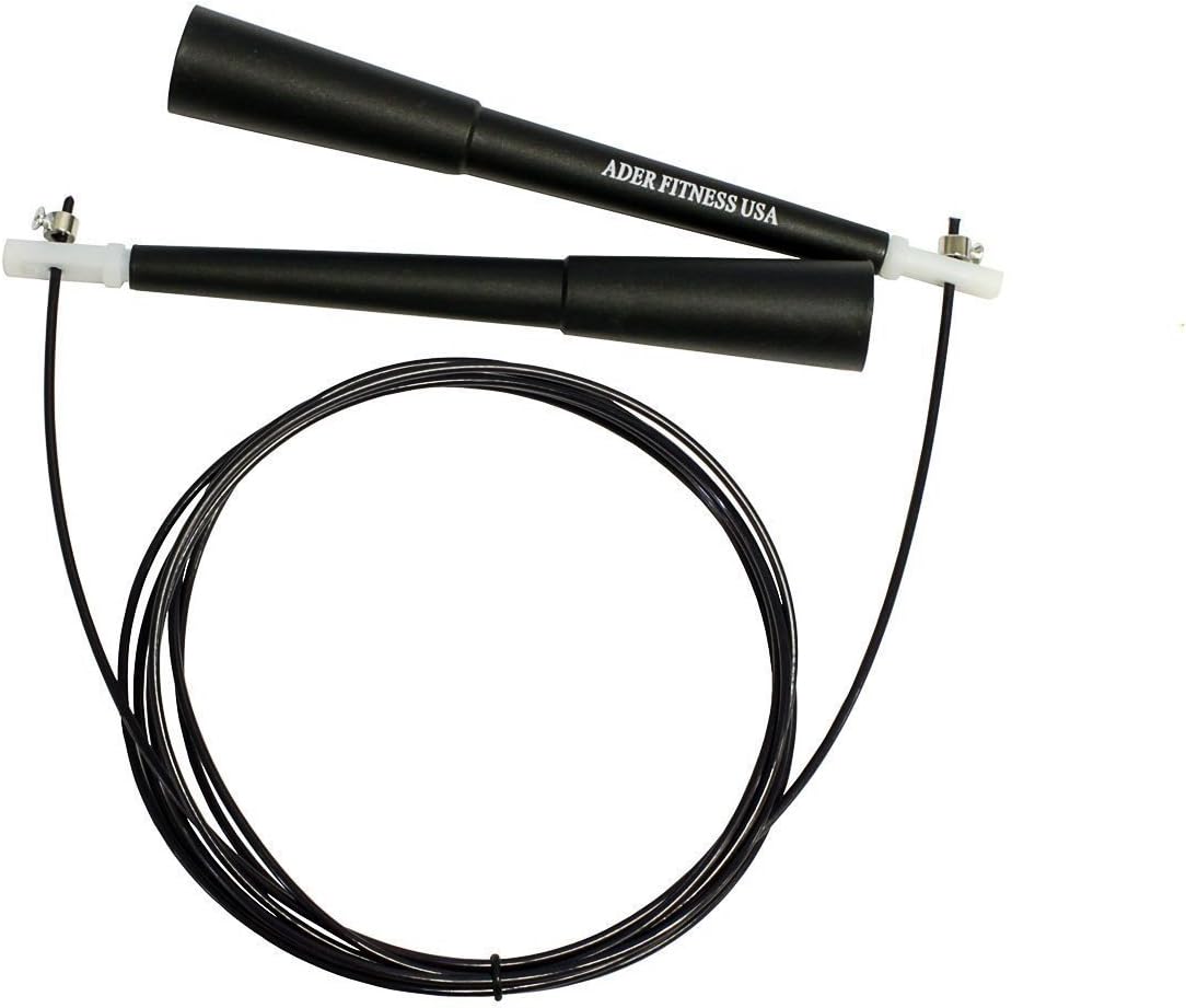 Zoldir - #1 Best Selling Adjustable Jump Rope - Fast Speed Cable for Mastering Double Unders - Best For Cross Fitness Training - WOD's - Boxing - MMA - Exercise and Fitness - Includes - Carry Case - Spare Screw & Allen Key. 100% Satisfaction and Money Back Guarantee!