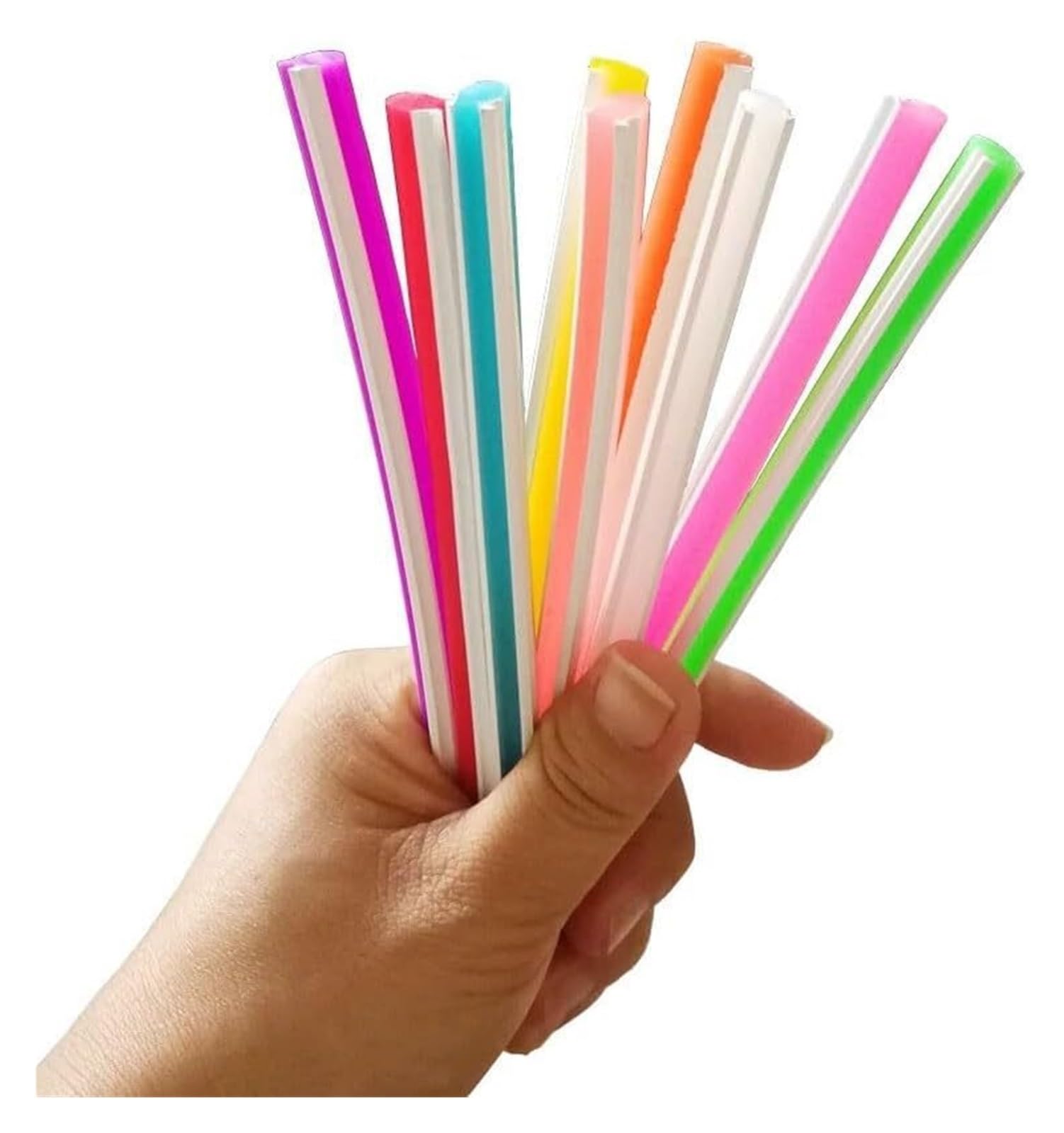 BPABDEITR Neon Strip Diffuser 6mm Channel Multicolor 1-10 Meters 120° Viewing Angle(Oranje,2meters)