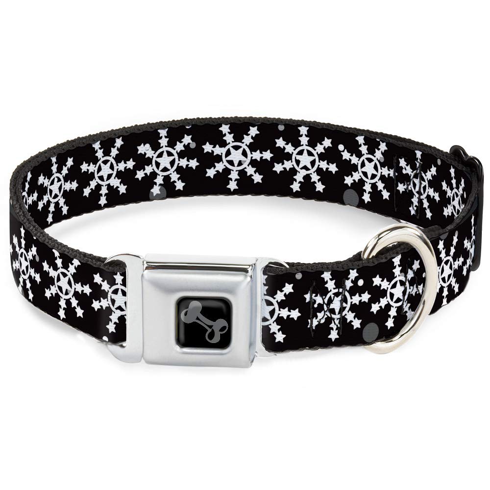 Collier pour chien boucle de ceinture de sécurité en métal 3,8 cm de large