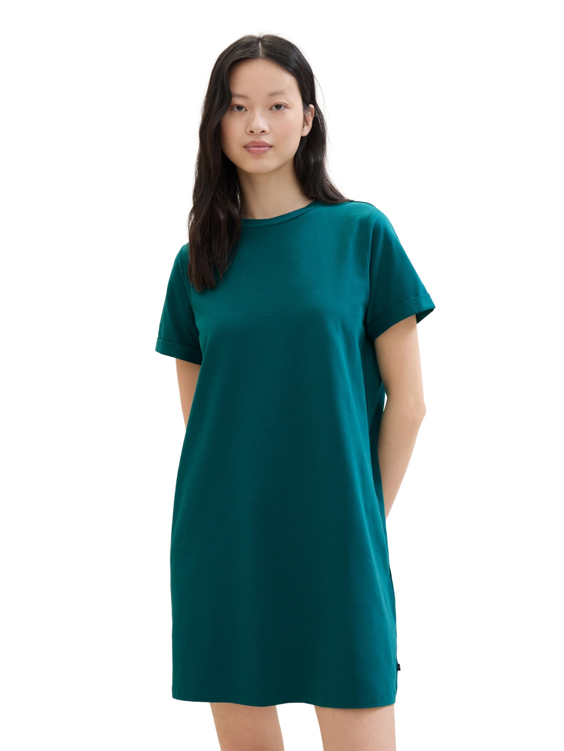 TOM TAILOR Denim Women's Basic Mini T-Shirt Dress