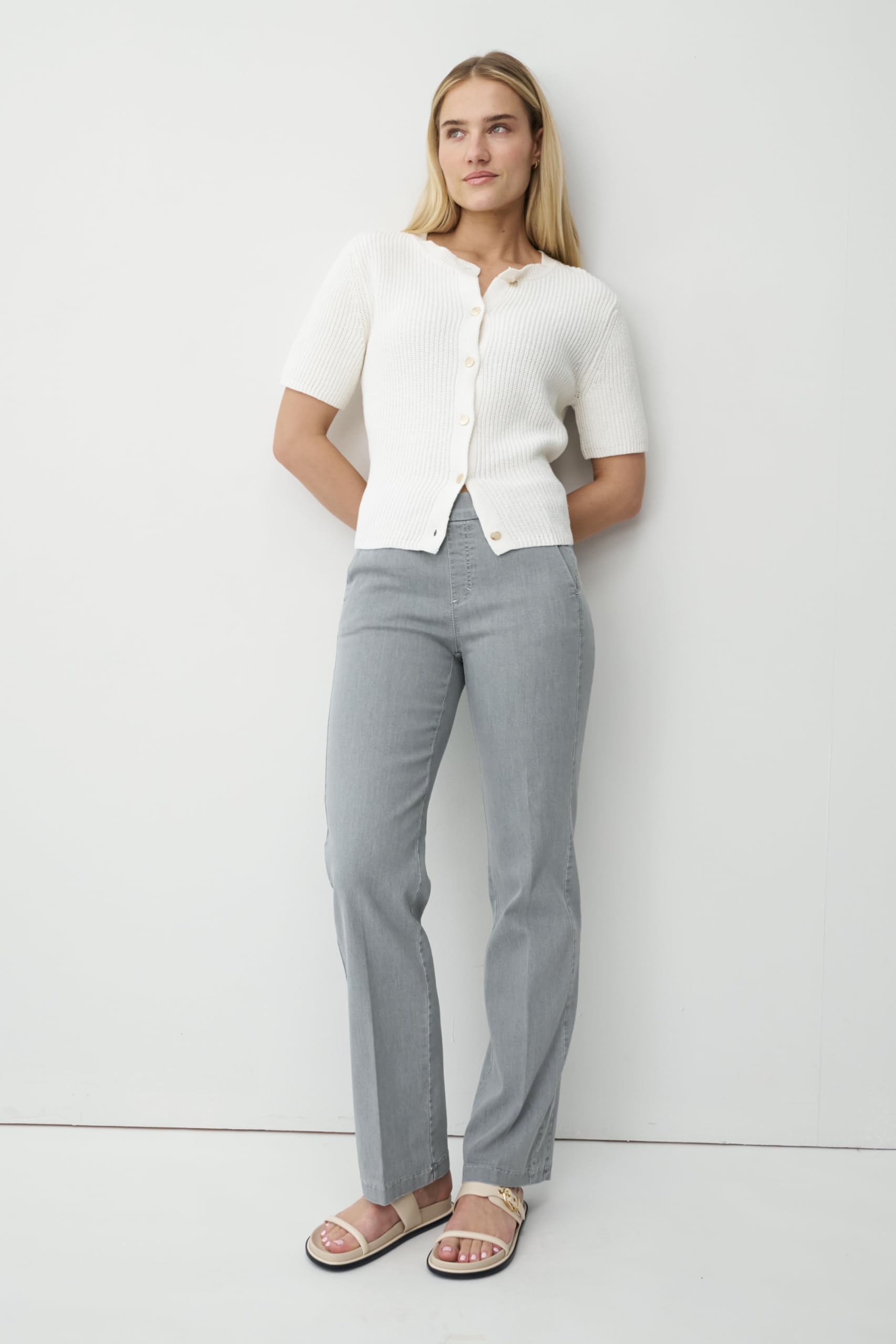 Damenhose Mila Wide Flexi, Stretch Denim