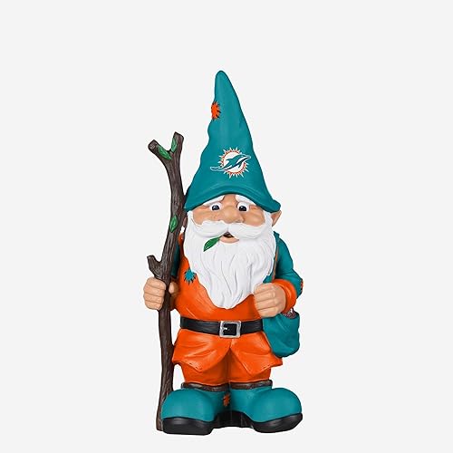 Vista 61 de NFL Team Logo Holding Stick Garden Statue Outdoor Gnome 2-Varios