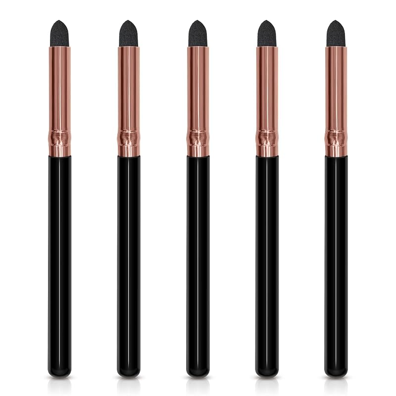 UorPoto Kit com 5 Pincéis para Esfumar Delineador, Olhos e Sobrancelhas