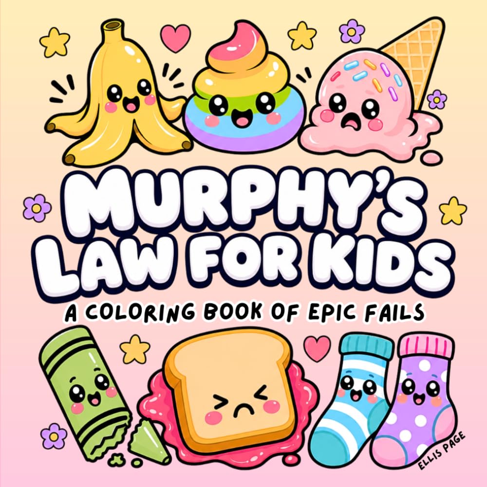 Murphy’s Law for Kids: A Coloring Book of Epic Fails