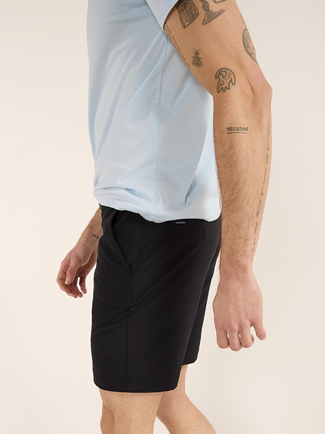 Chubbies Everywear Men’s Shorts – Mens Shorts Casual 8in Inseam, Elastic Waist, Water-Resistant, Zipper Pocket