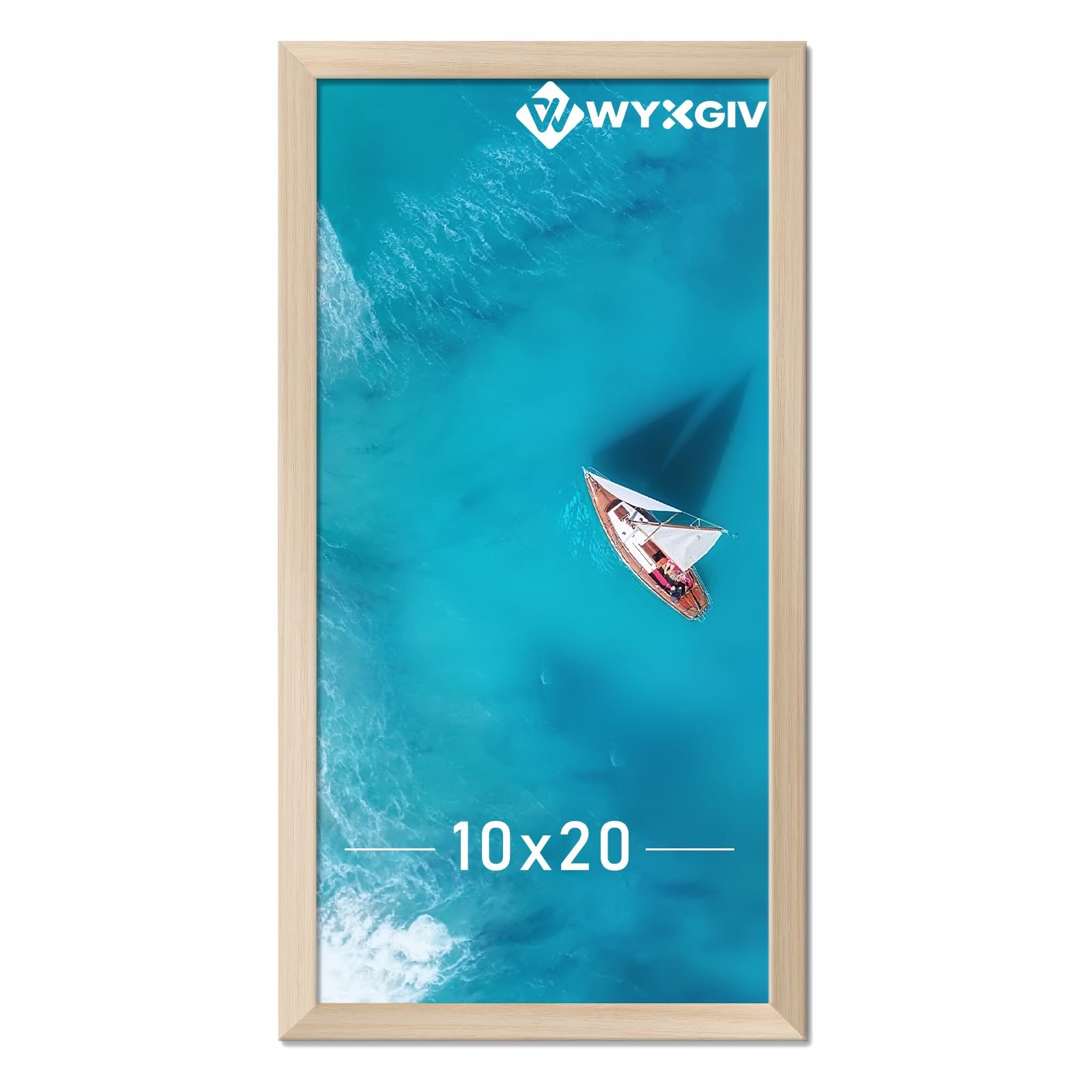 Natural 10x20 Picture Frame Lightweight