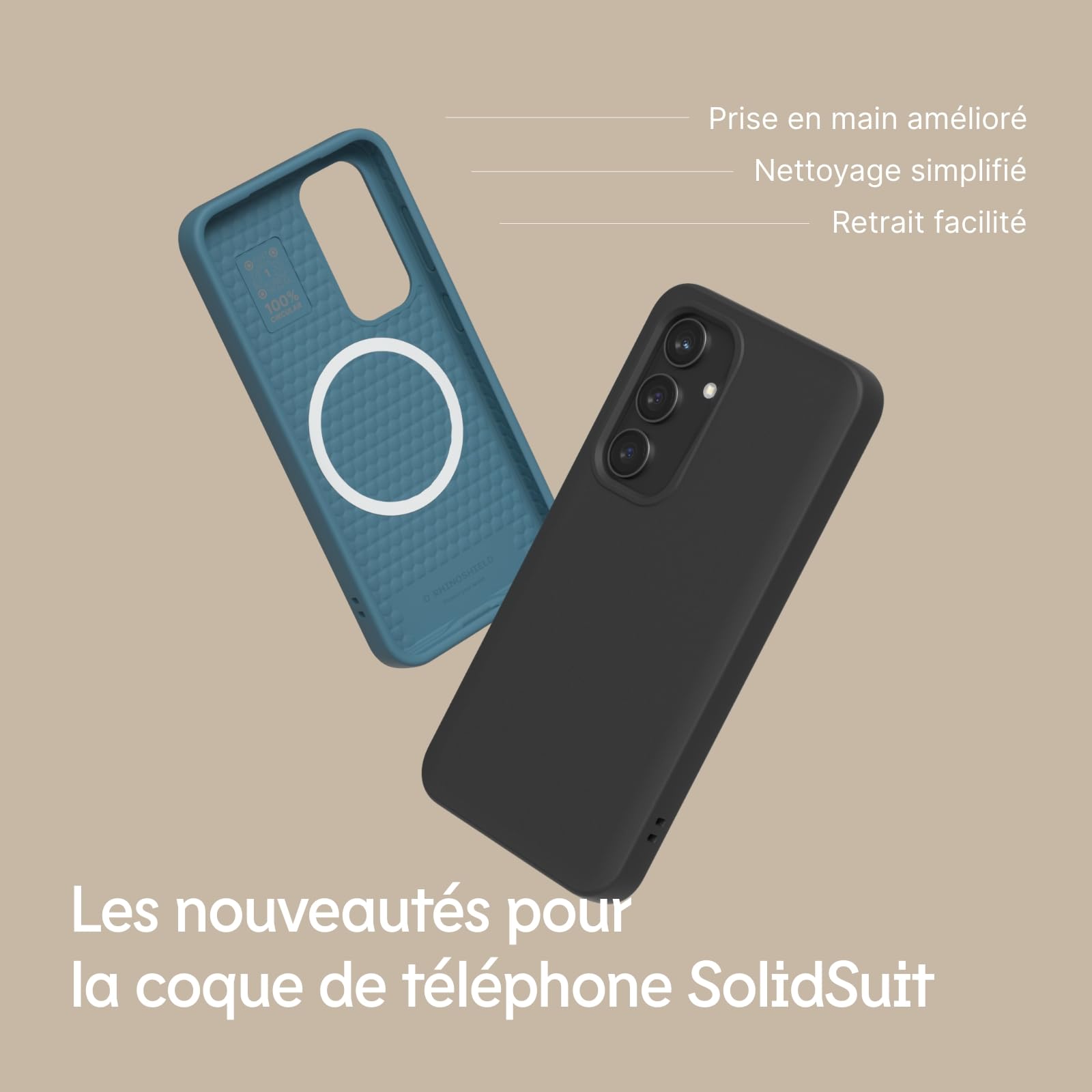 RhinoShield Coque SolidSuit avec MagSafe pour Galaxy S24