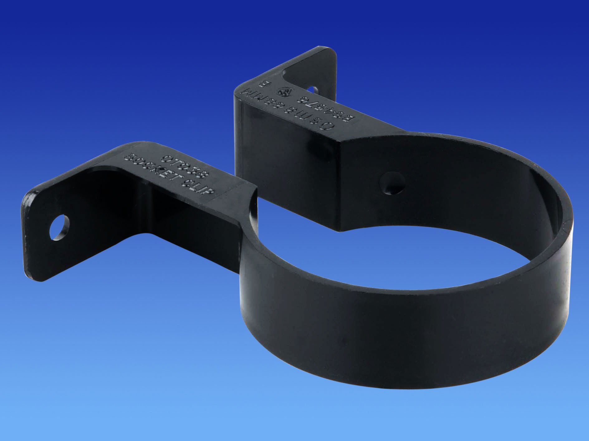 Osma 0T038B Socket Clip/Bracket 68mm (2.5") Black