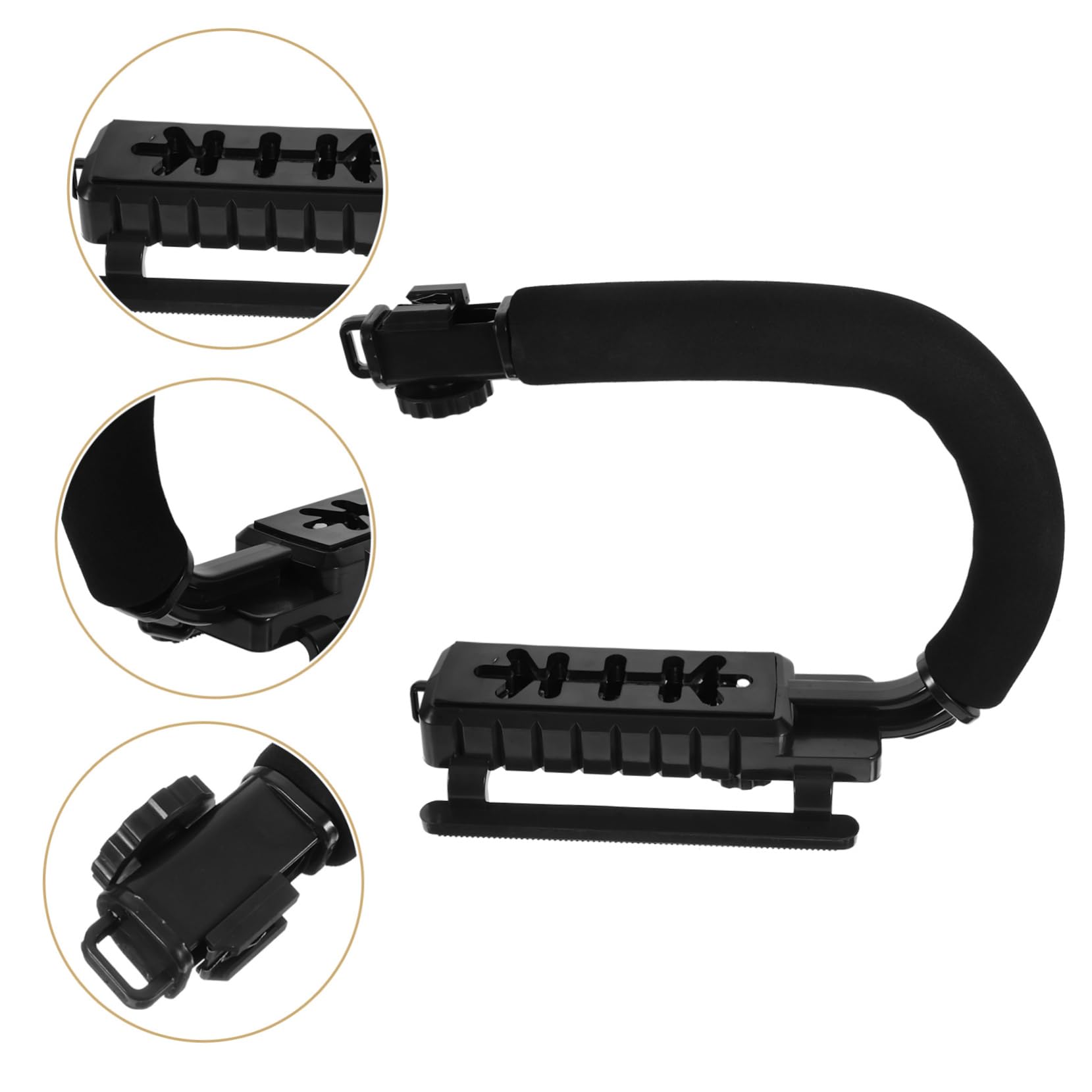 Hemobllo Stabilizzatore Per Fotocamera Portatile Con Maniglia Ergonomica Supporto Gimbal Per Dslr Compatibile Con Attrezzature Da Ripresa Design Shaped Per Stabilità e Durabilità