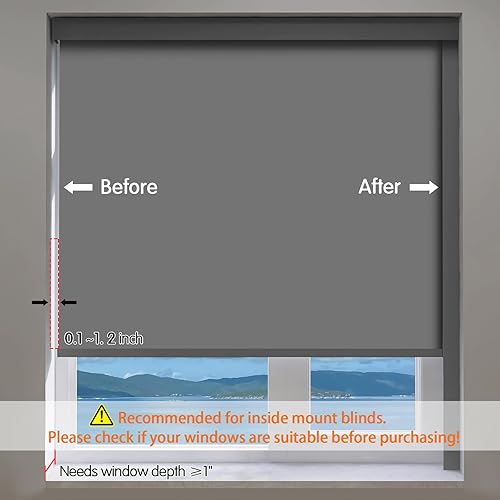 Miniatura 2 de ZSTARR Bloqueadores de luz de PVC de 79 pulgadas, pistas laterales para persianas y persianas laterales para persianas opacas, tiras de bloqueo de