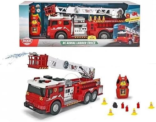 Miniatura 6 de Dickie Toys - Camión de bomberos RC de luz y sonido de 24" con bomba de trabajo
