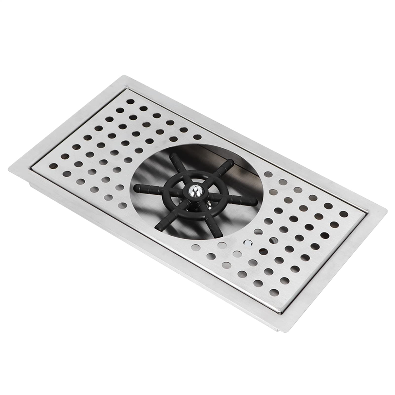 Lavabicchieri da Bar, Lavatazzine per Lavello Sciacquatrice per Tazze con Galvanica a Strati G1/2 Pollici Diametro 114 Mm Acciaio Inossidabile 304 per Hotel, Caffetterie, Bar e