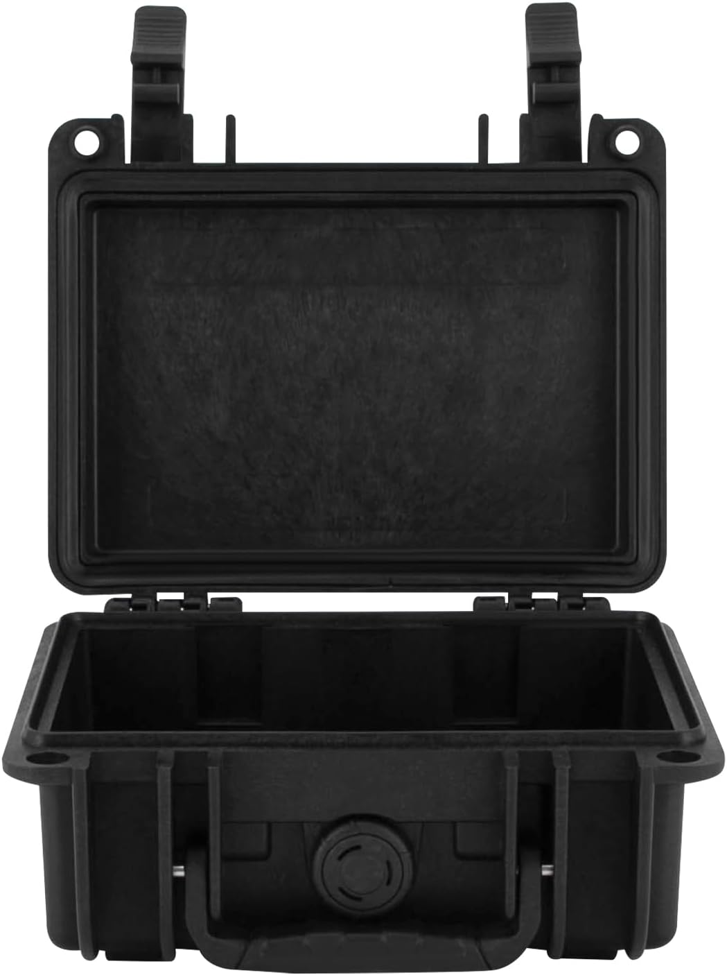 Heavy Duty Protective Dry Box Storage Case with Shock-Absorbing Sponge, IP67 Waterproof Case Dustproof Protective Case for Scuba Gear, Gaming Rigs, Sound Equipment, Travel,8.5" L x 7" W x 4" H