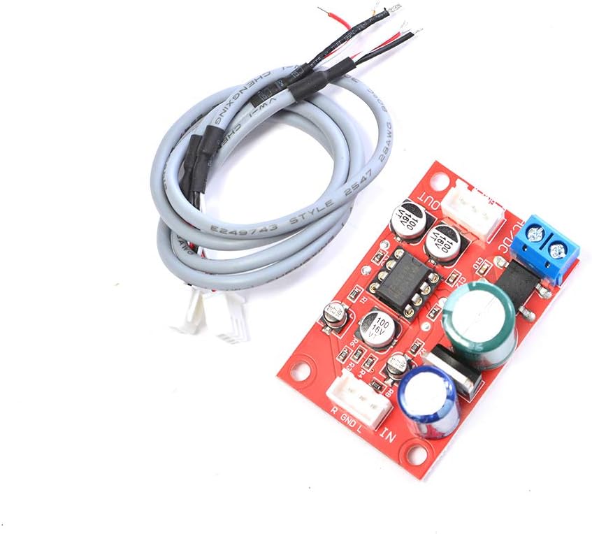 Comimark 1Pcs DIY NE5532 Dynamic Microphone Stereo Preamp Amplifier Board DC9-24V AC8-16V