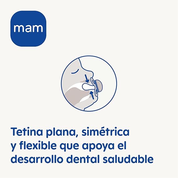 MAM Original Pacifier for Newborns 0-2 Months, Bright Blue, 2 pcs