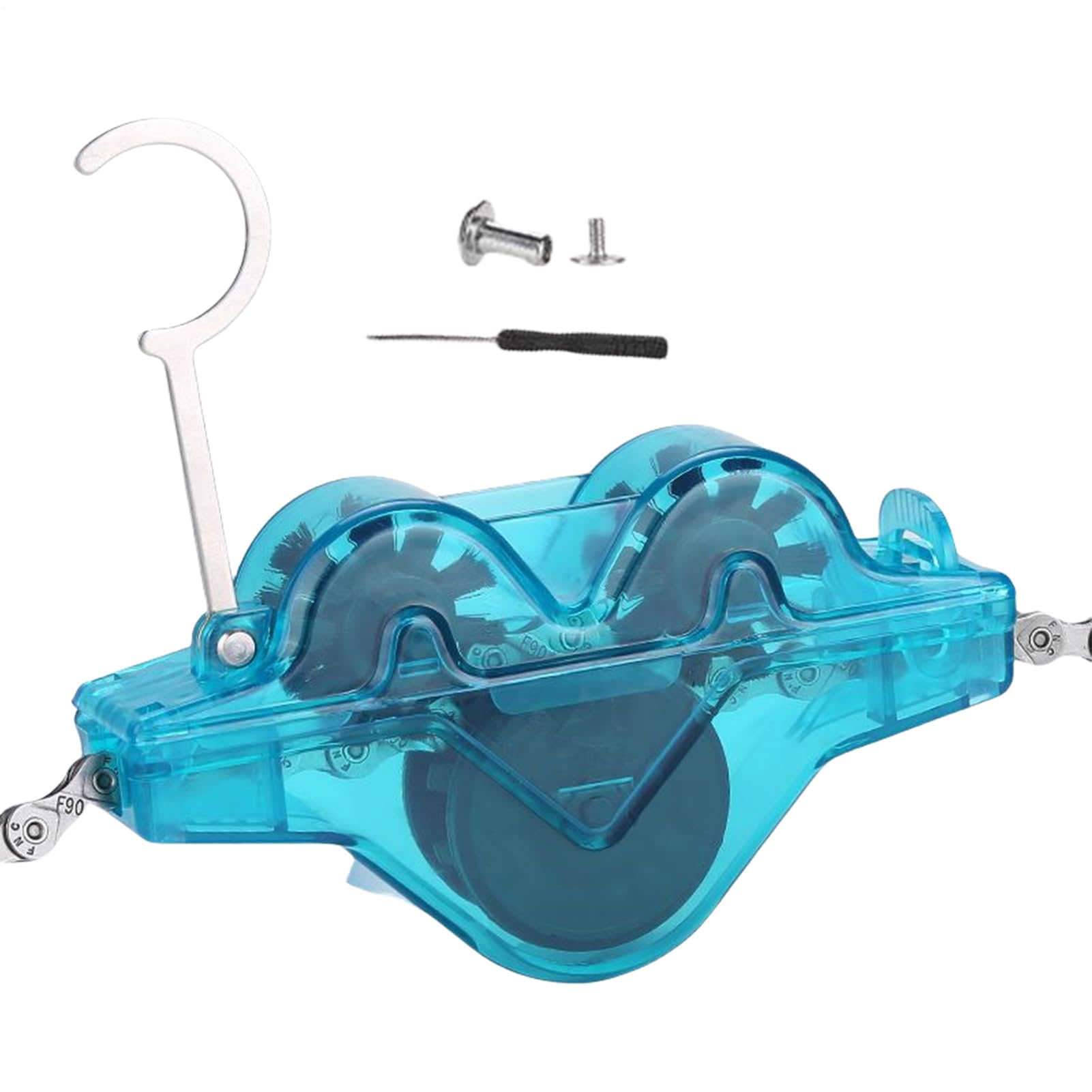 Bike Chain Washer - Frog Cycling Cleaning Kit | Bicycle Gear Cleaner Chain Scrubber Tool | Cycling Scrubber Cleaning Tools For Men Women Riders Road Mountain Fitness Commute Travel Riding